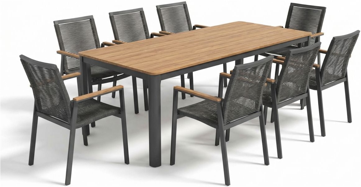 Ambiente Haus Garten-Essgruppe "Garten 8er Set 220x95cm grau" Set, 9 tlg. grau B/H/T: 220cm x 74cm x 95cm, Polyester Rabatt: 47 % Unkategorisiert online kaufen Ambiente Haus Garten-Essgruppe "Garten 8er Set 220x95cm grau" Set, 9 tlg. grau B/H/T: 220cm x 74cm x 95cm, Polyester Rabatt: 47 % Unkategorisiert online kaufen