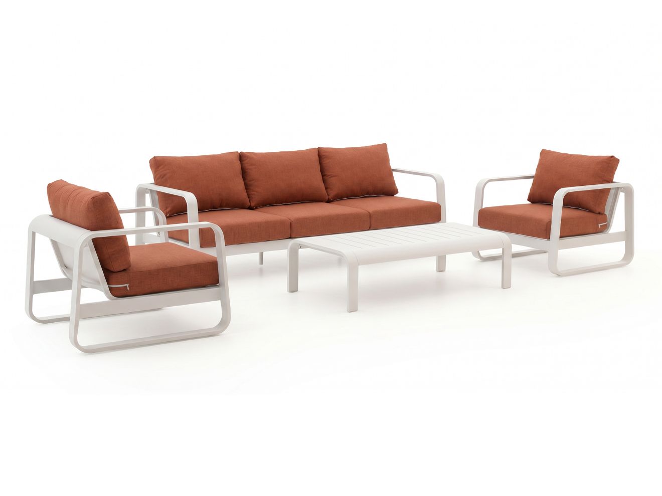 Forza Liri Sessel-Sofa Lounge-Set 4-teilig Orange Rabatt: 35 % Unkategorisiert online kaufen