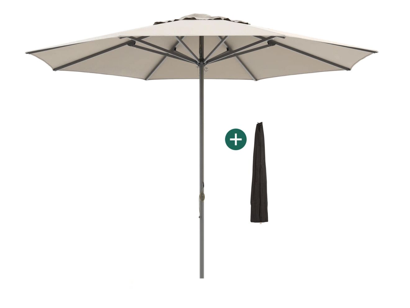Shadowline Cuba Sonnenschirm ø 400 cm Taupe 400cm Rabatt: 19 % Unkategorisiert online kaufen