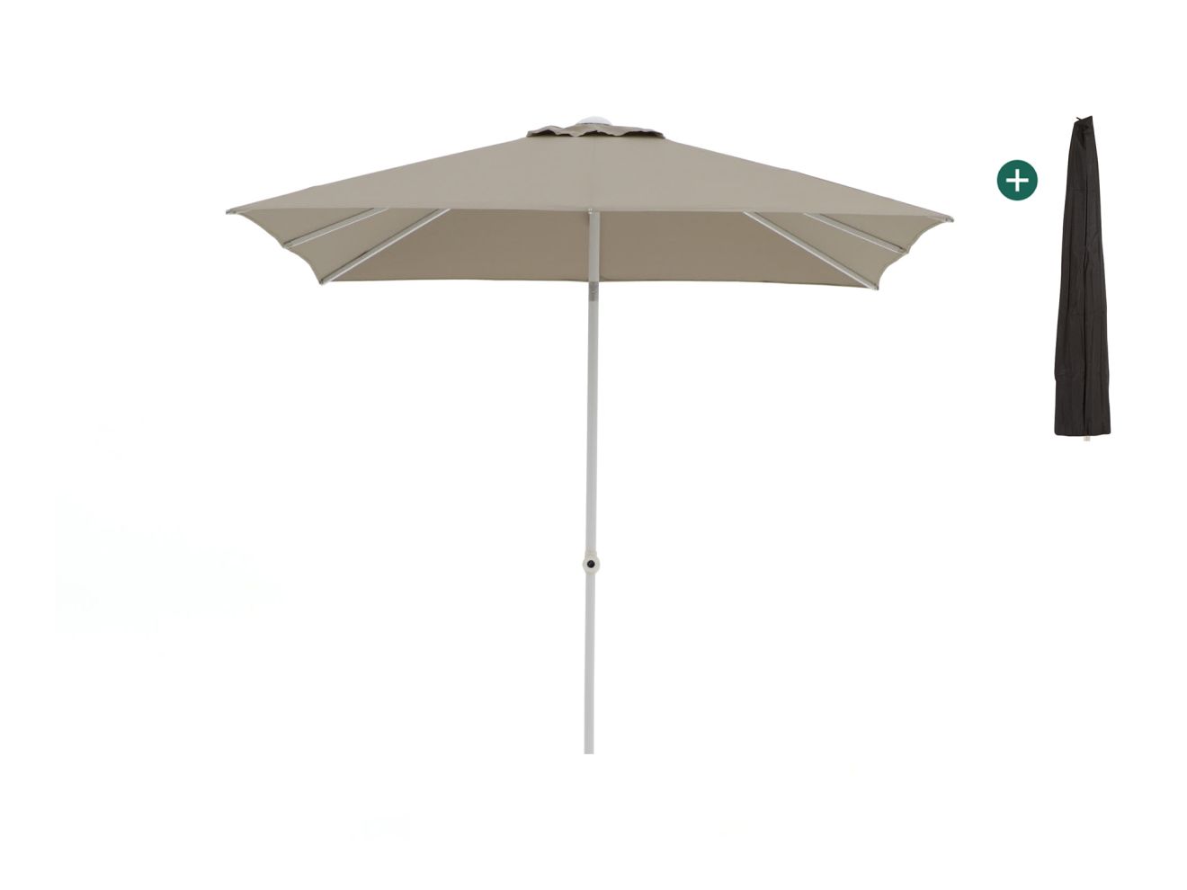 Shadowline Push-Up Sonnenschirm 240x240 cm Taupe Rabatt: 16 % Unkategorisiert online kaufen
