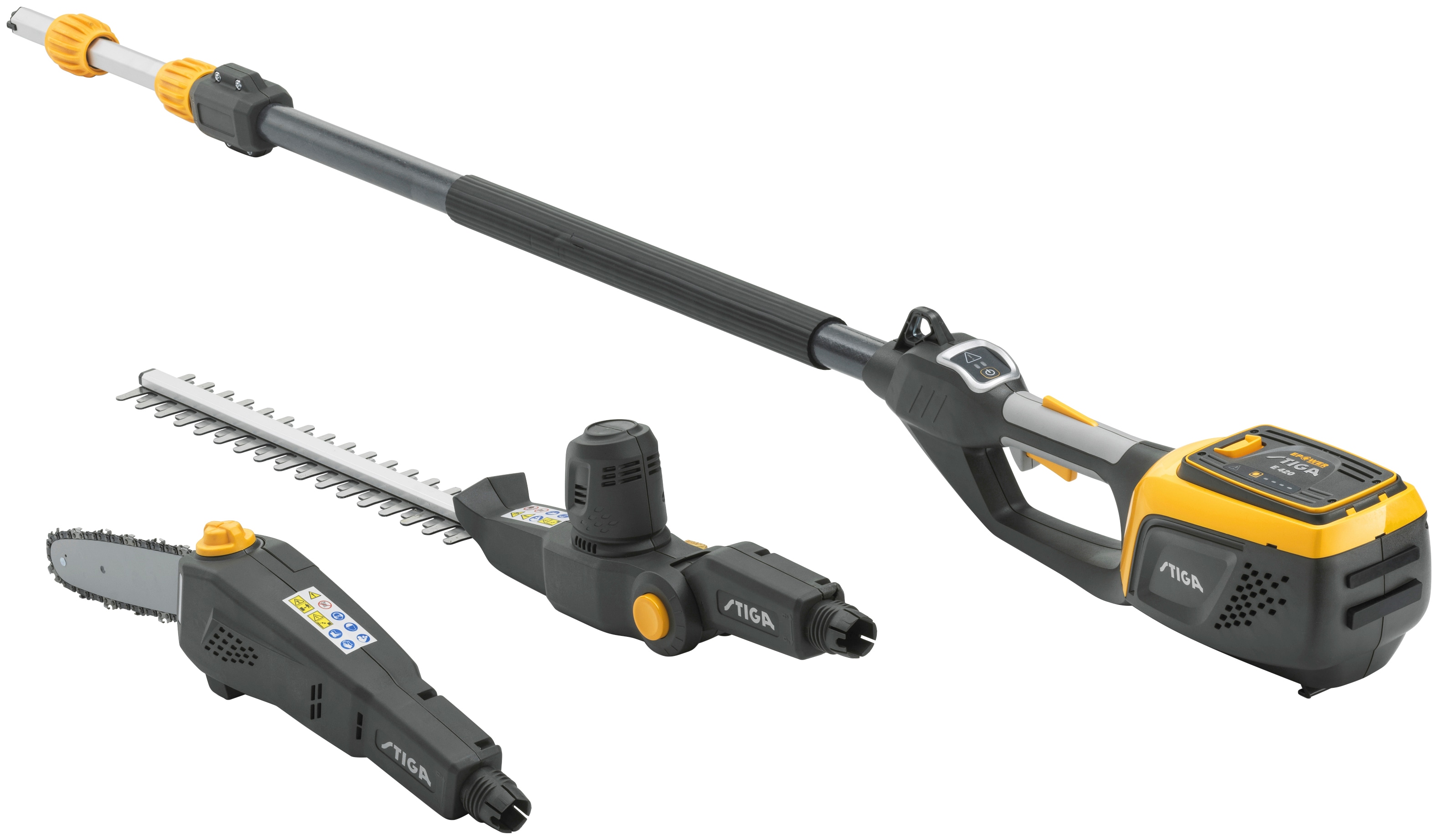 STIGA GARDEN Garten-Multifunktionsgerät "MT 500e" Heckenschere und Kettensäge in einem, ohne Akku und Ladegerät gelb Einheitsgröße Rabatt: 13 % Unkategorisiert online kaufen STIGA GARDEN Garten-Multifunktionsgerät "MT 500e" Heckenschere und Kettensäge in einem, ohne Akku und Ladegerät gelb Einheitsgröße Rabatt: 13 % Unkategorisiert online kaufen