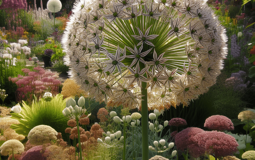 Entdecken Sie den Zierlauch Allium schubertii: Ein Pflanzenhighlight mit beeindruckender Blüte