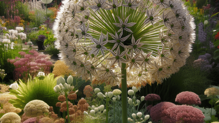 Entdecken Sie den Zierlauch Allium schubertii: Ein Pflanzenhighlight mit beeindruckender Blüte