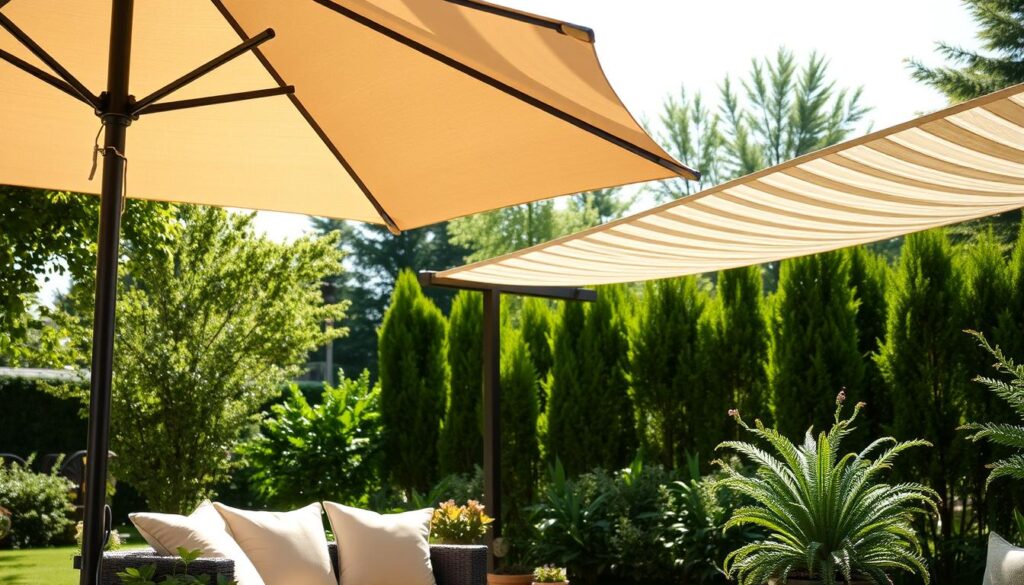 Sonnenschutz im Garten