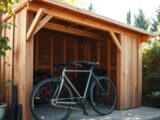 Fahrradgarage aus Holz selber bauen