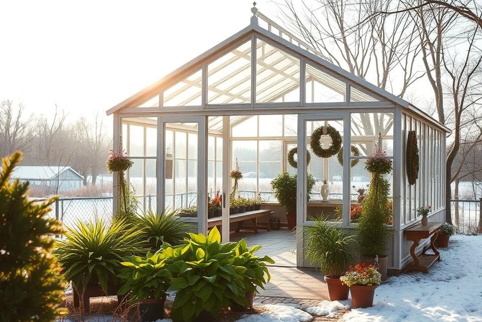 Gewächshaus als Wintergarten