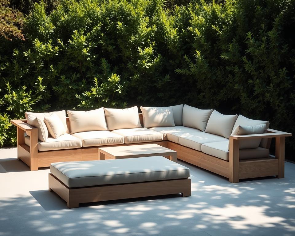 Modulare Gartenmöbel Lounge-Set