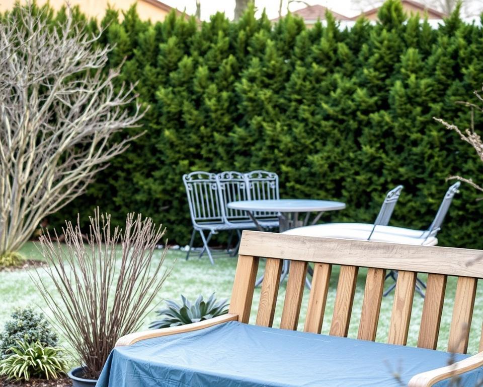 Pflege von Gartenmöbeln im Winter