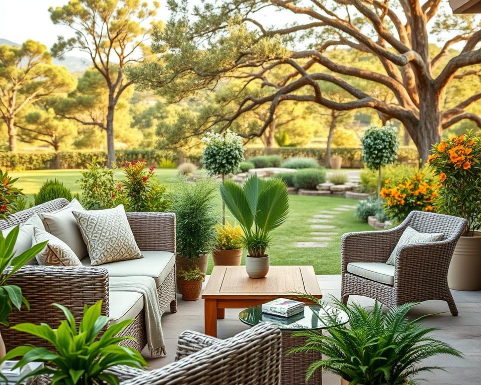 Polyrattan-Möbel Pflege