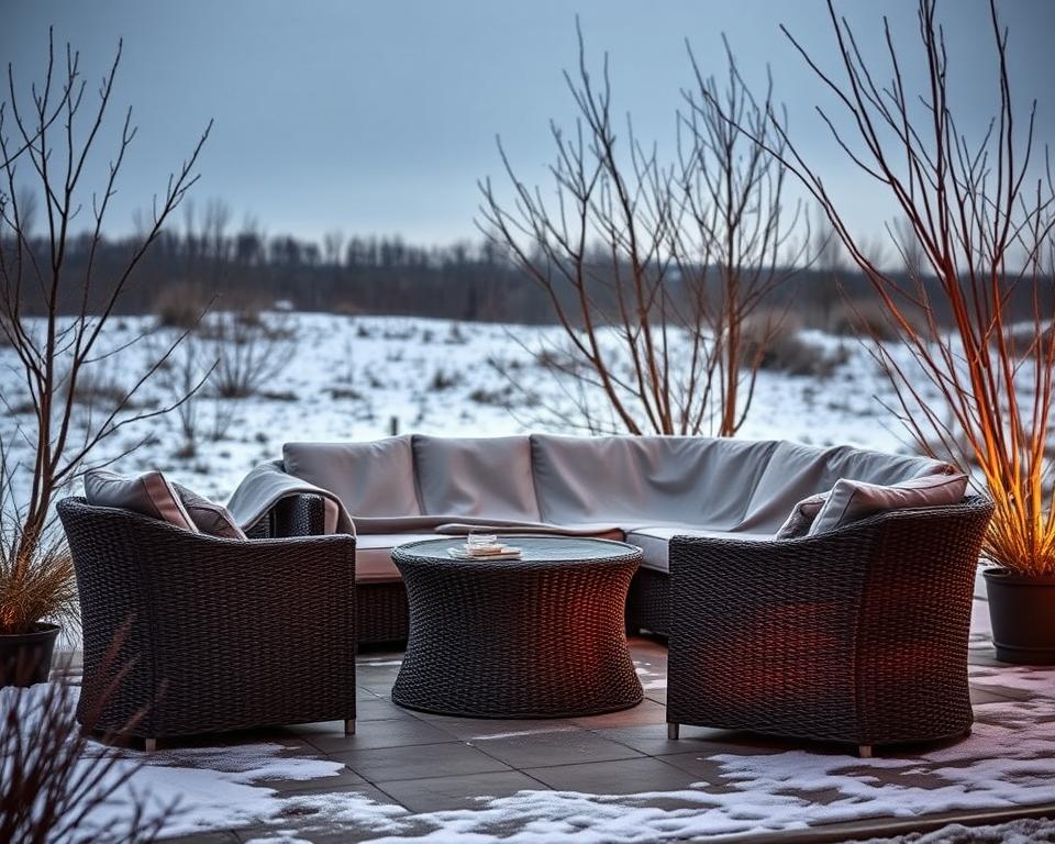 Polyrattan Winterschutz Gartenmöbel