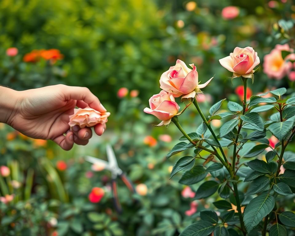 Rosenschnitt Schritt für Schritt