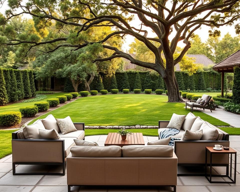 Wetterfeste Loungemöbel im Garten