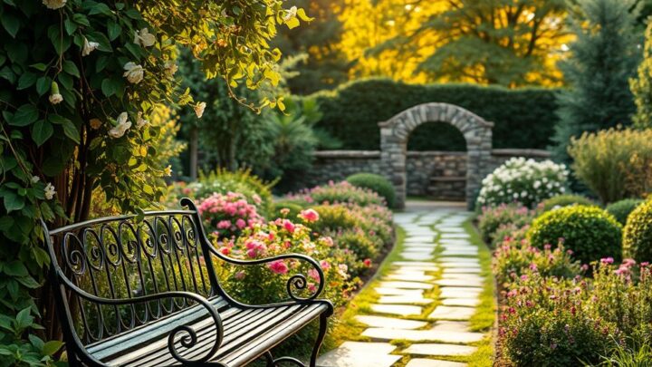 Romantische Sitzecken im Garten: Ideen und Tipps