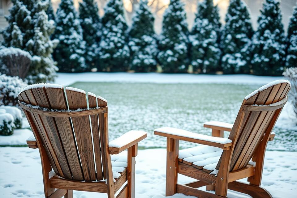 Welche Gartenmöbel kann man im Winter draußen lassen?