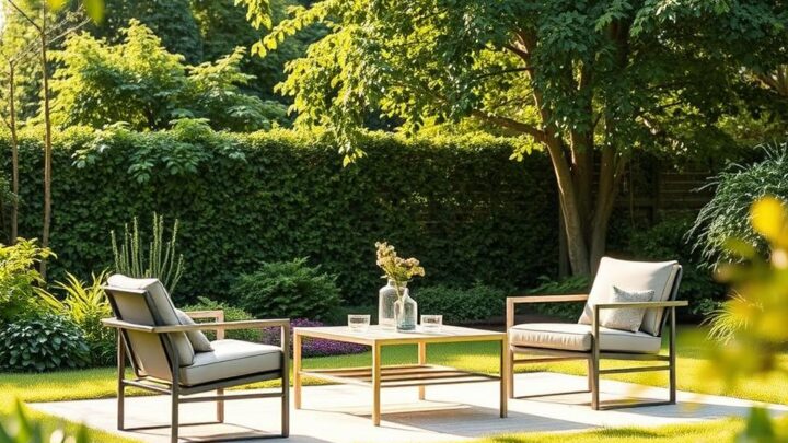 Welche Gartenmöbel rosten nicht?