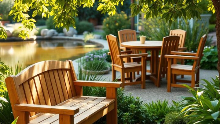 Welches Holz für Gartenmöbel selber bauen – Ratgeber