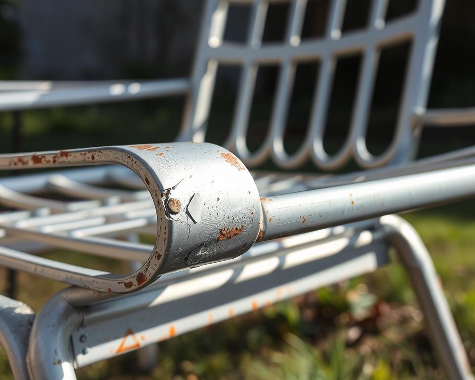 Aluminium Gartenmöbel Reparatur