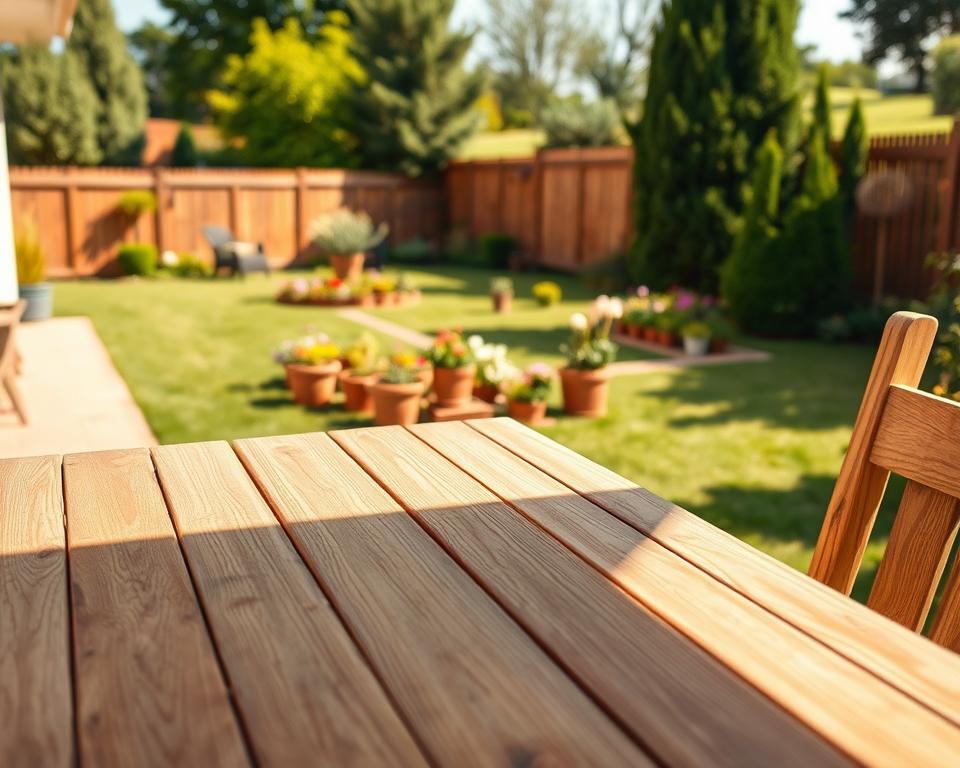 Holz Gartenmöbel streichen Anleitung