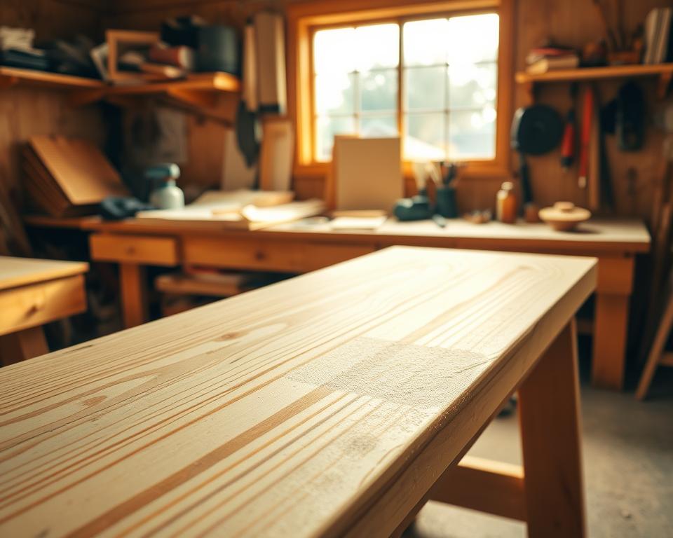Holzoberfläche vorbereiten