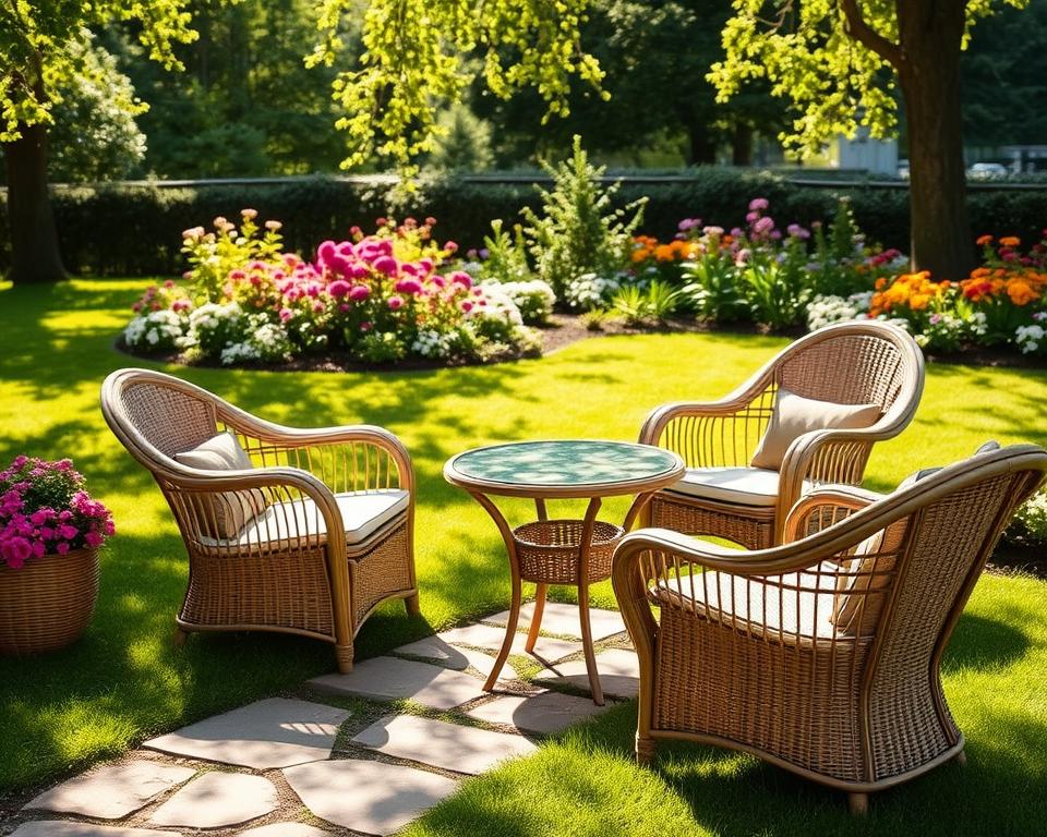 Rattan Gartenmöbel Reinigung