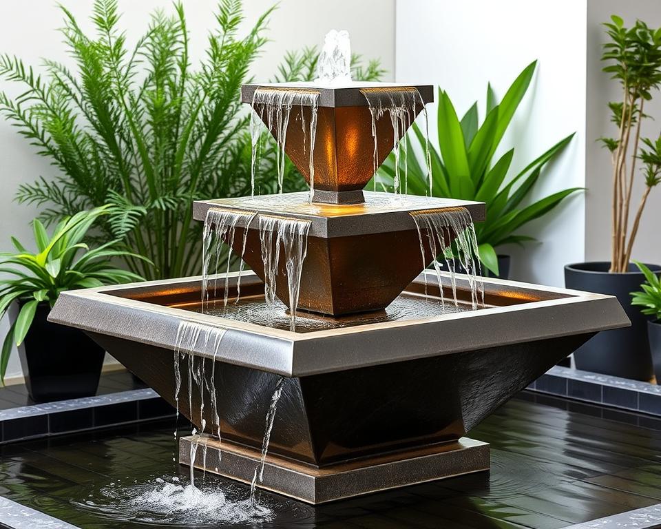 Terrassenspringbrunnen Design