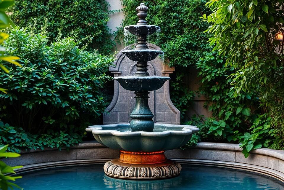 Wasserspiele und Brunnen für die Terrasse