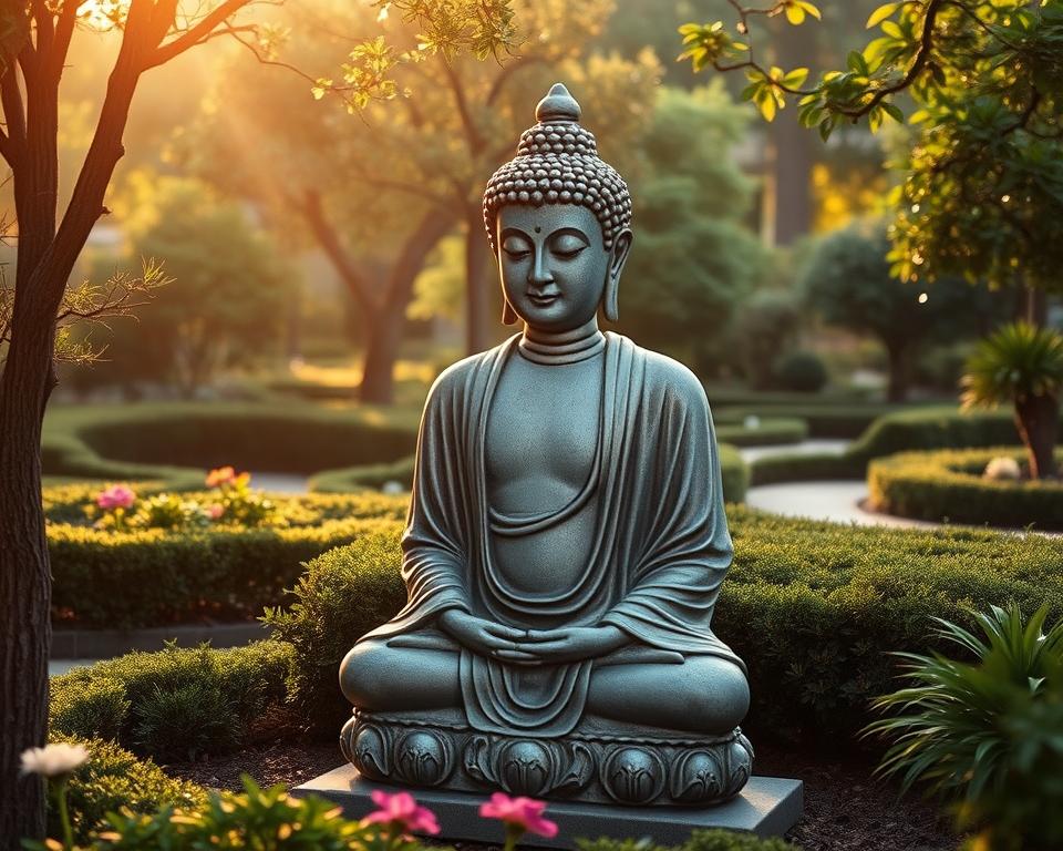 Buddha Statue Größenwahl im Garten