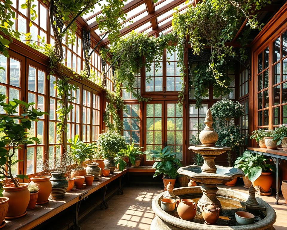 Materialien für Orangerie