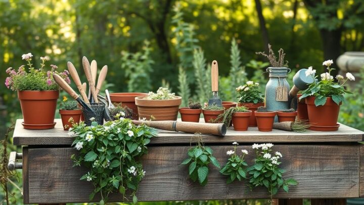 Pflanztisch selber bauen Landlust – DIY Gartenprojekt