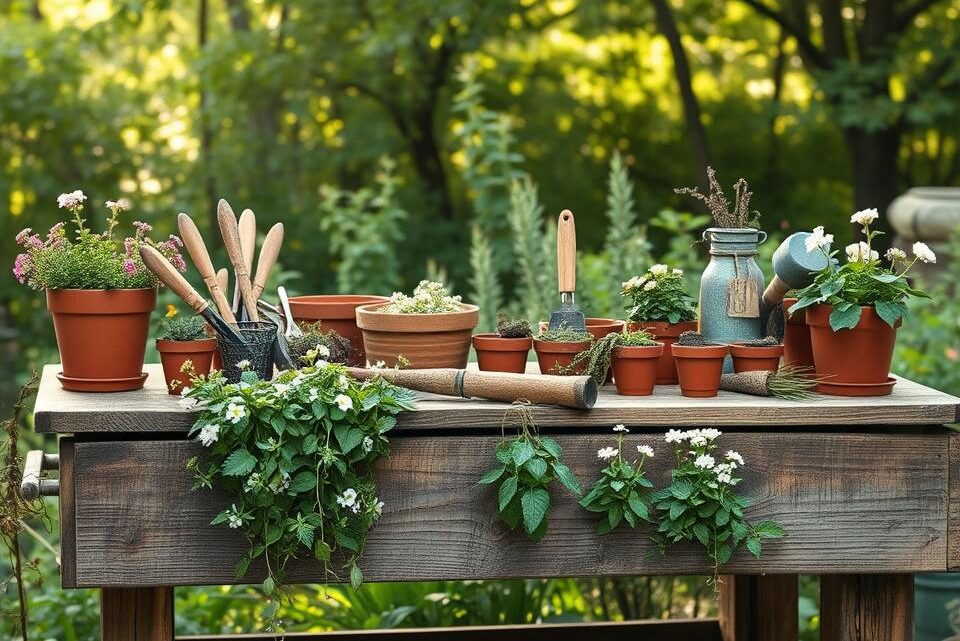 Pflanztisch selber bauen Landlust – DIY Gartenprojekt