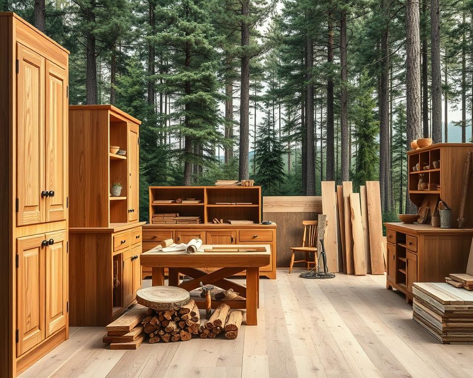 Anwendungsbereiche Fichtenholz Kiefernholz