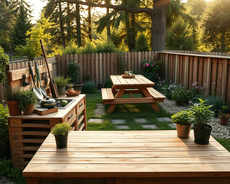 DIY Gartenküche Bauanleitung