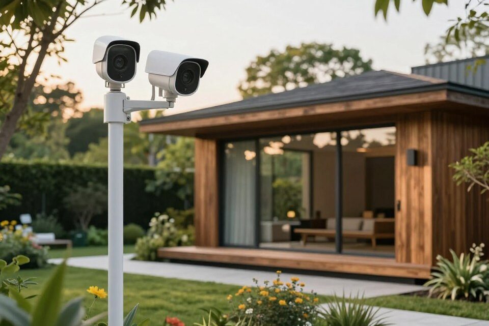 Moderne Überwachungstechnik im Gartenhaus