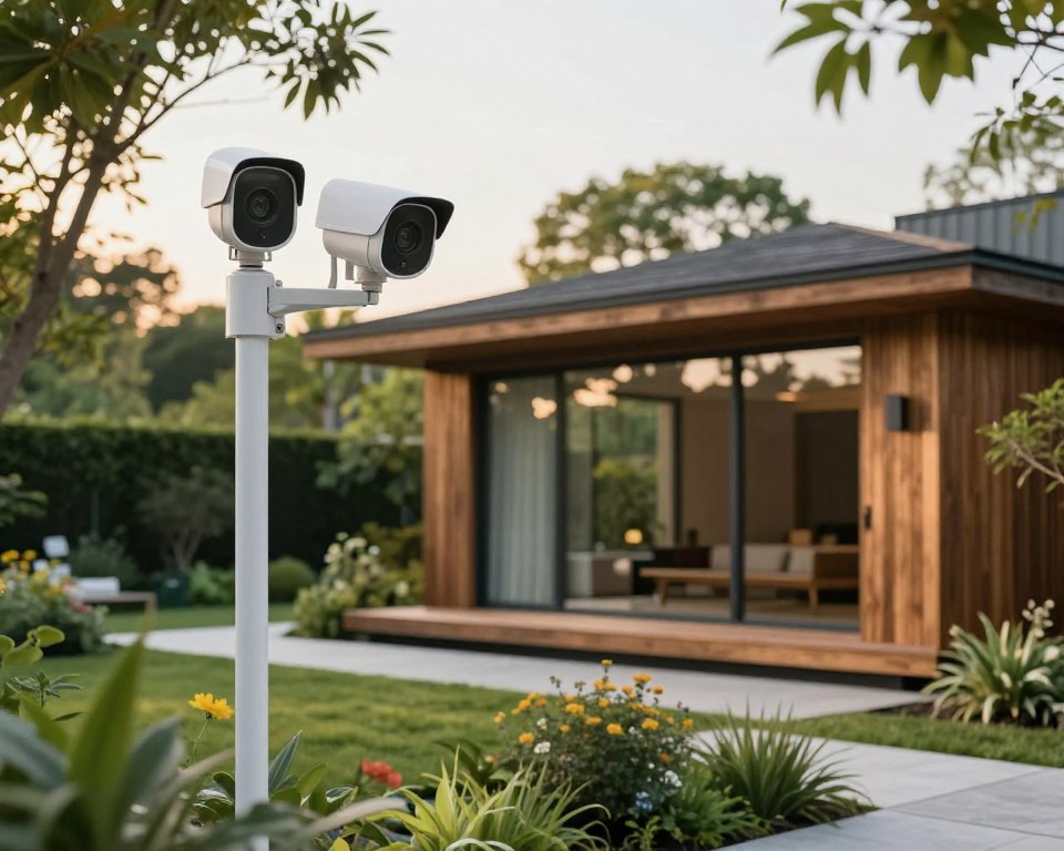 Moderne Überwachungstechnik im Gartenhaus