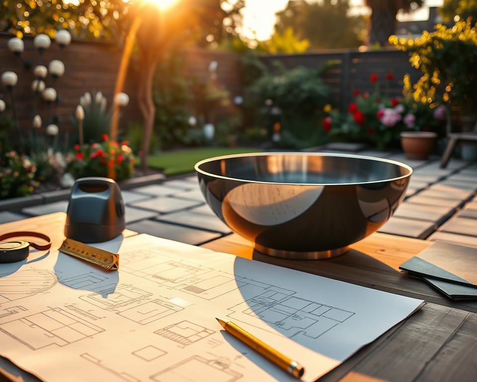 Feuerschale Design Planung