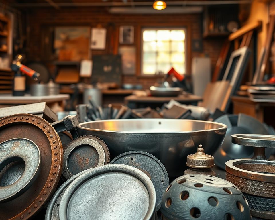 Feuerschale Metall Materialien