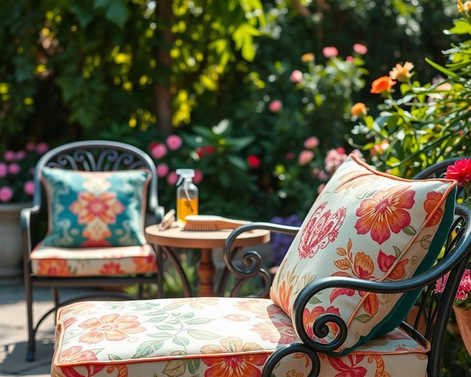 Garten Polsterstühle Pflege