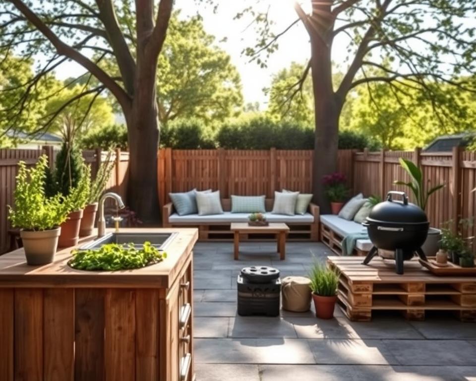 Gartenküche Planung Europaletten