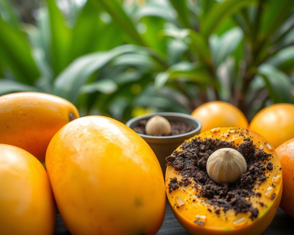 Mangoauswahl für Keimung