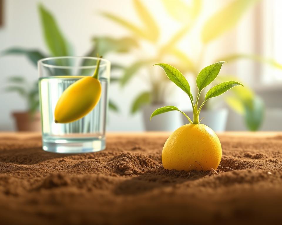 Mangokern Keimung Methoden