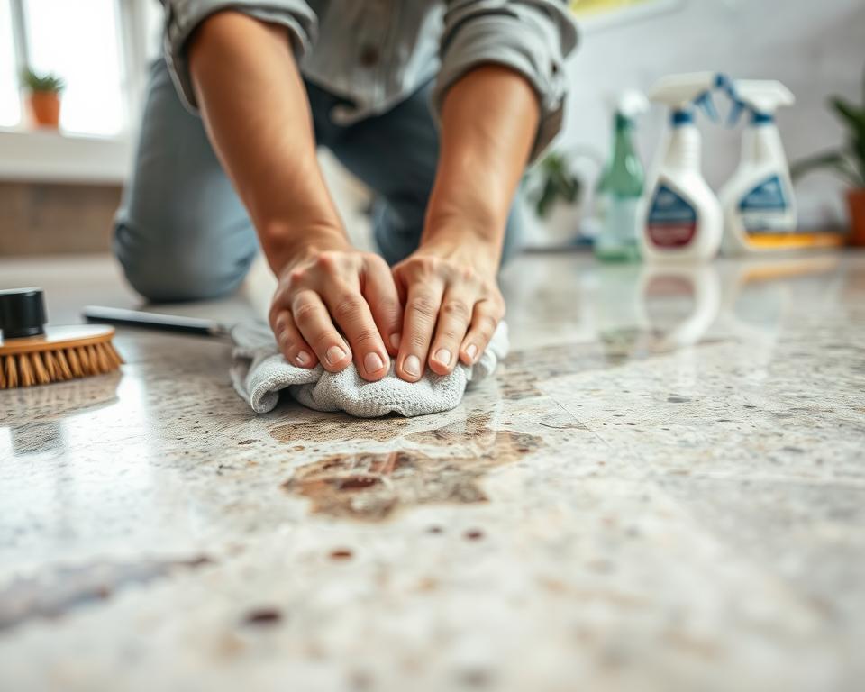 Naturstein Fleckenentfernung