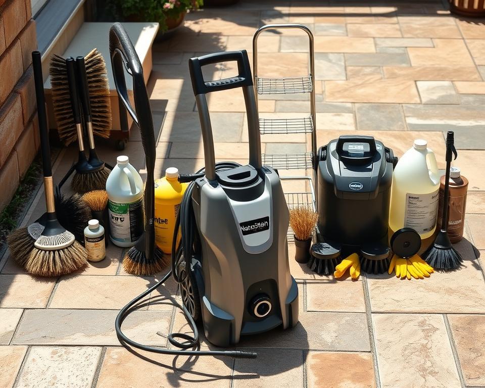 Naturstein Reinigungsausrüstung