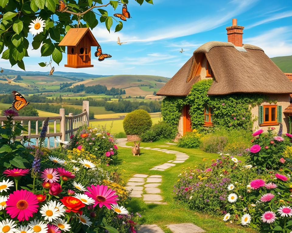 Tiere und Natur im Cottage Garden