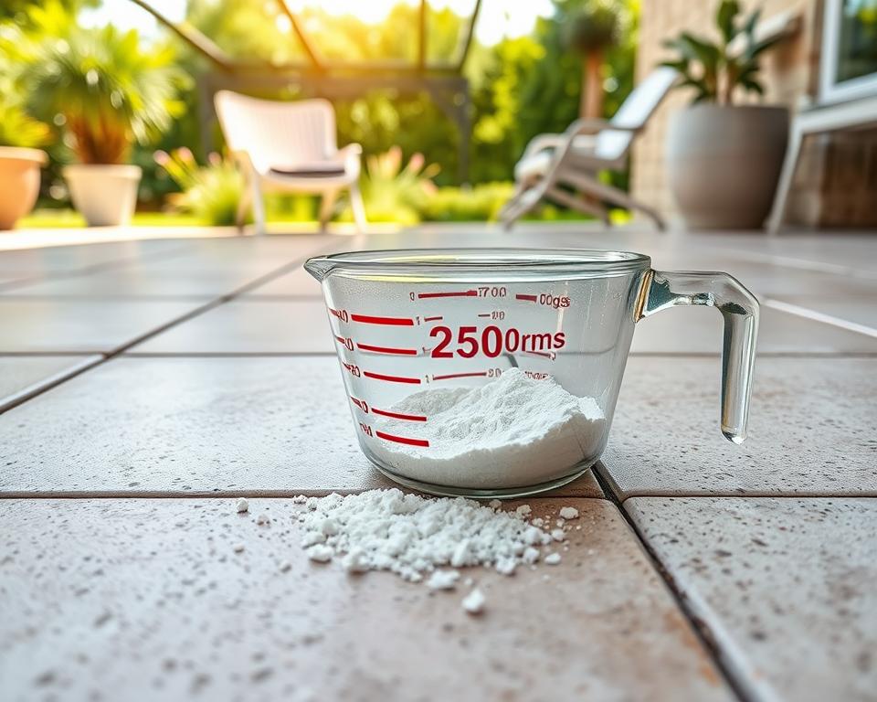 Waschpulver Reinigung Terrassenreinigung Dosierung