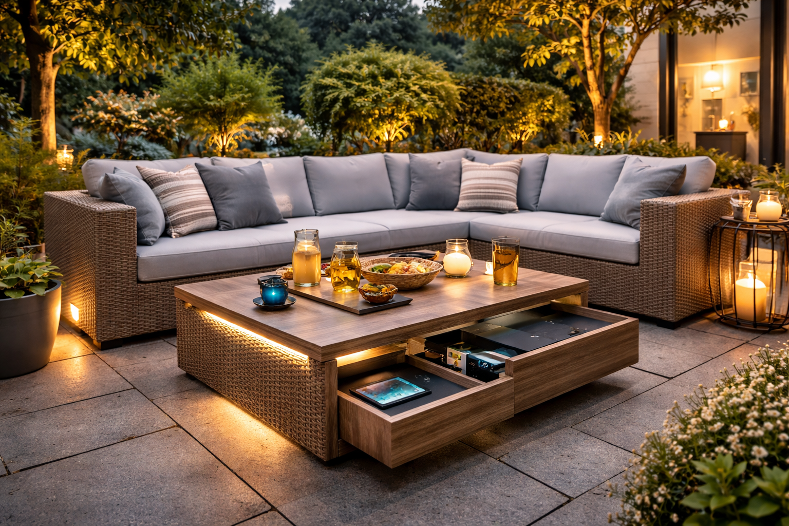 Smarte Gartenmöbel: Realistische Innovation für mehr Komfort im Außenbereich